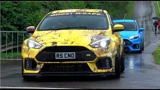 Cars leaving Ford RST Treffen Nürburgring 2024- 5ZYL Sounds, Focus RS MK2, Fiesta ST150, Mustang..