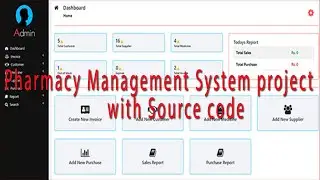 pharmacy management system web application | Pharmacy Management System  in PHP with Source code