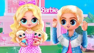 Barbie Family in Dreamhouse / 30 LOL OMG Hacks and Crafts