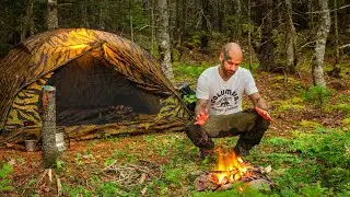 Camping In The Forest With Lightweight Hiking Gear - Part 1