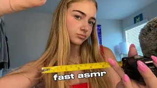 Fast & Aggressive personal attention asmr (invisible clips, pictures, measuring)