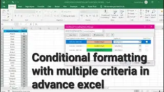 Conditional formatting in excel |  Conditional formatting | Conditional Formatting in Excel Tutorial