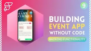 Build an Event App Without Code @FlutterFlow - Part9 Event Details #Tutorial #Begginers