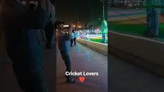 Cricket Lovers Dance on Road Side.