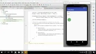 Listview with Onitemclick | Android Studio | Java