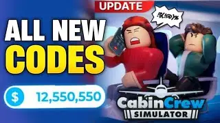 *NEW* CABIN CREW SIMULATOR CODES IN AUGUST 2024! ROBLOX CABIN CREW SIMULATOR CODES