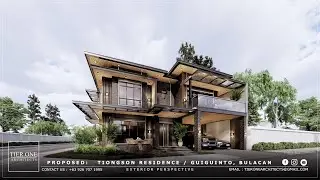 Tiongson Residence -  220 SQM House - 200 SQM Lot - Tier One Architects