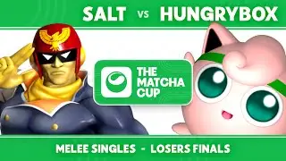 🍵Matcha Cup: Salt (Captain Falcon) vs Hungrybox (Jigglypuff) | SSBM Melee Losers Finals