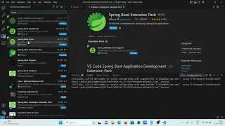 How to install spring boot in vs code