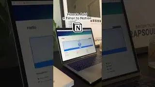 How to add a timer to Notion for work and studying #notion #productivity #notionapp