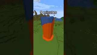 Minecraft TOWER at Different Times (World's Smallest Violin)