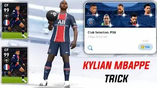 How To Get KYLIAN MBAPPE in PSG Club Selection Pack || Pes 2021 Mobile