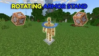 Minecraft Bedrock Rotating Armor Stand | Bedrock Command Block Tutorial