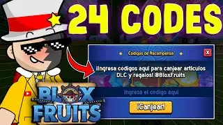 24 CODIGOS DE BLOX FRUITS CODES ROBLOX *UPDATE 20*