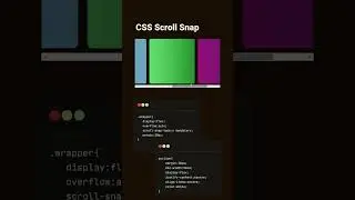 Css scroll snap Html Css | Cyber tech  