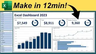 How to Create an Interactive Excel Dashboard in Just 12 Minutes