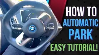 How to Use BMW's AUTOMATIC Parking I Parking Assistant I Self Parking - EASY TUTORIAL!