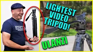 The LIGHTEST Travel Tripod! Ulanzi Carbon Fiber Video Tripod Review!