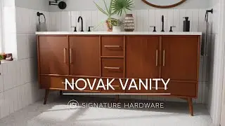 A Mid-Century Modern Statement Piece - The Novak Vanity