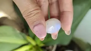 Natural batu biduri bulan asli batu alam batu akik biduri bulan kilat biru