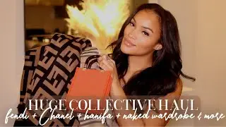 HUGE COLLECTIVE TRY ON HAUL! FENDI + NAKED WARDROBE + CHANEL + JIMMY CHOO & MORE | ALLYIAHSFACE HAUL