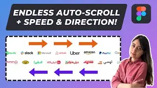 Create an Endless Auto-Scroll Animation in Figma with Adjustable Speed and Direction