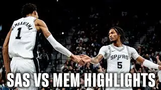 Highlights: San Antonio Spurs vs Memphis Grizzlies | 1.17.25