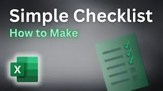 How to Make a Simple Checklist in Excel