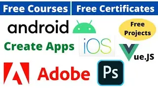 Udemy Free Certificate Courses Create Android & iOS Apps | Swift | Vue.JS Project Online Classes