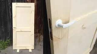 ✅ Дверь с фанерной филенкой | Door with plywood infill | Tür mit sperrholzfüllung