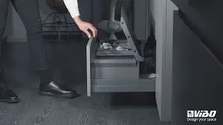 Система MOVEBIN сортировки мусора и хранения для установки в ящик