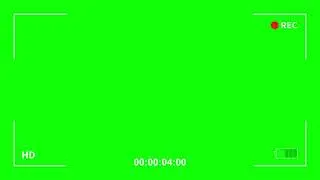 Camcorder overlay Green Screen