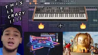 MAKING A BEAT FOR TRAVIS SCOTTS ASTROWORLD WITH AN ANALOG SYNTH (Fl Studio 20 How To Make A Beat)