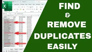 How to Find (and Remove) Duplicates Easily in Excel