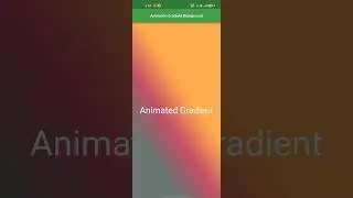 Animate gradient  background