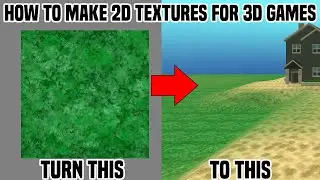 How To Make 2D Textures for 3D Games: Grass