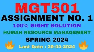 MGT501 ASSIGNMENT 1 SOLUTION 2024|MGT501 ASSIGNMENT 1 2024 |MGT501 ASSIGNMENT 1 SOLUTION SPRING 2024