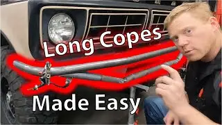 Tube Bumper Bending w/ Long Copes - How to get a perfect fit - Tubing Jig