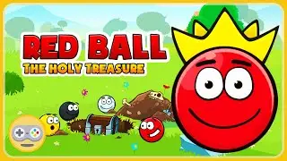 Красный шарик Поиски сокровищ. Новая игра Red ball The holy treasur‪e