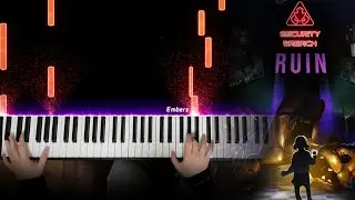 Five Nights at Freddy's: Security Breach Ruin DLC Music (Piano Cover)