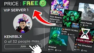 Get Free Roblox VIP Servers All Games! *WORKING*