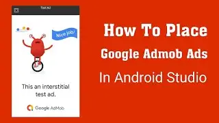 How to add Admob Banner Ads In Android Studio 2020