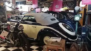 Famous car Inside the Cotswolds motor museum