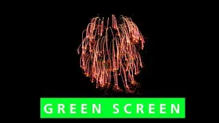 Fireworks Willow Green Screen Video - Stock Video Footage - No Copyright Animated Videos