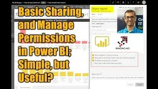 Basic Sharing, and Manage Permissions in Power BI Simple, but Useful