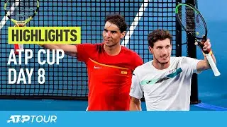 Spain Battles Into SFs | Day 8 Highlights | ATP CUP