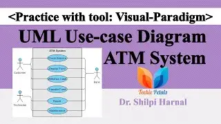 Use case Diagram for ATM system | Use case Example | Usecase diagram with Visual-Paradigm