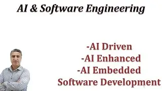 AI in Software Engineering:  3 Dimensions AI Driven / Enhanced /  Embedded  Software Development