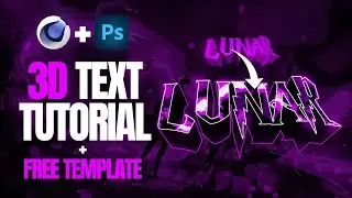 How to Make Insane 3d Text in Cinema 4D & Photoshop Tutorial