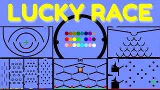 24 Marble Race EP. 1: Lucky Race